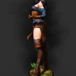 Hechicera de Vengerberg . Elegancia Sombría y Magia de Obsidiana: imagen 2