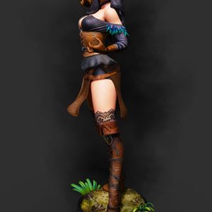Hechicera de Vengerberg . Elegancia Sombría y Magia de Obsidiana: imagen 3