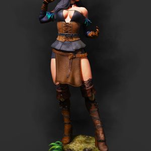 Hechicera de Vengerberg . Elegancia Sombría y Magia de Obsidiana: imagen 4