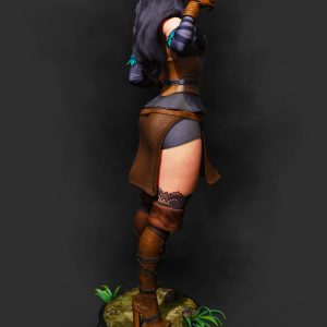 Hechicera de Vengerberg . Elegancia Sombría y Magia de Obsidiana: imagen 7