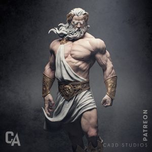 Zeus, Soberano del Olimpo . El Rayo y la Majestad Divina