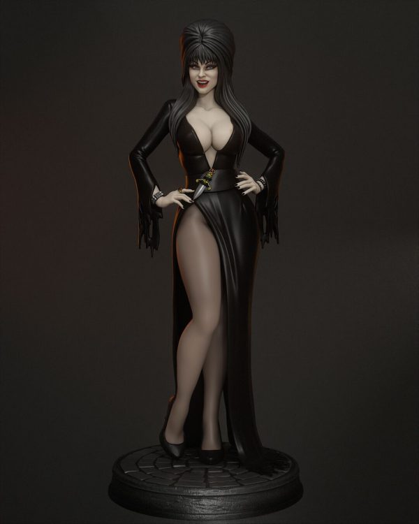 Dama de lo Macabro . Elegancia Nocturna y Sarcasmo