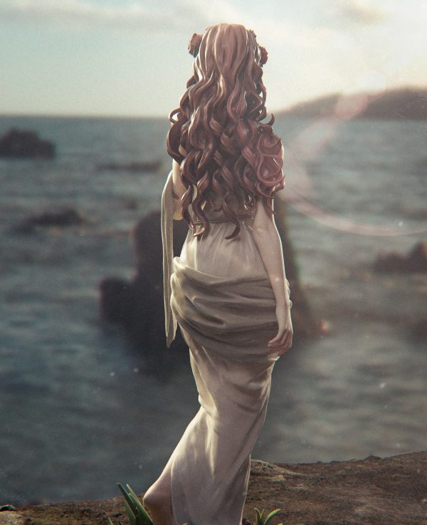Persephone, diosa griega de la primavera, la vegetación y la fertilidad