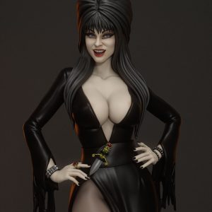 Dama de lo Macabro . Elegancia Nocturna y Sarcasmo