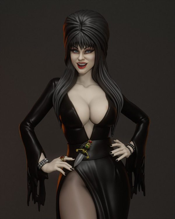 Dama de lo Macabro . Elegancia Nocturna y Sarcasmo