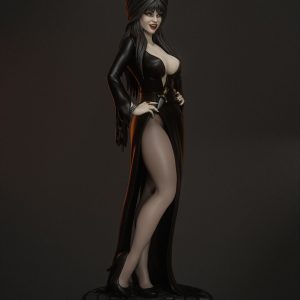 Dama de lo Macabro . Elegancia Nocturna y Sarcasmo: imagen 3