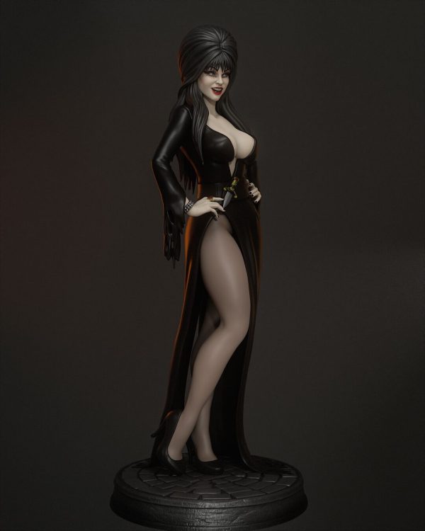 Dama de lo Macabro . Elegancia Nocturna y Sarcasmo