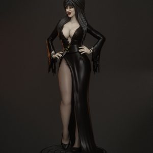 Dama de lo Macabro . Elegancia Nocturna y Sarcasmo: imagen 5