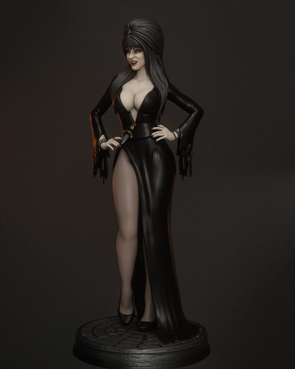 Dama de lo Macabro . Elegancia Nocturna y Sarcasmo