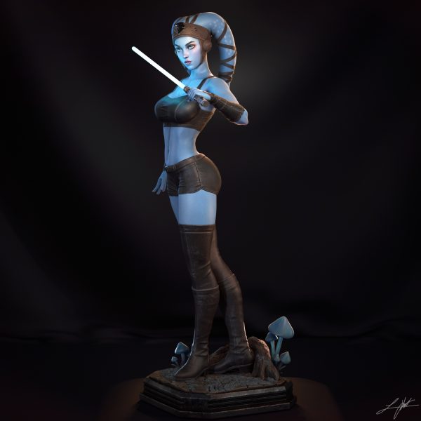 Guerrera Twi'lek del Borde Exterior