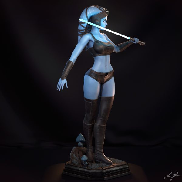 Guerrera Twi'lek del Borde Exterior