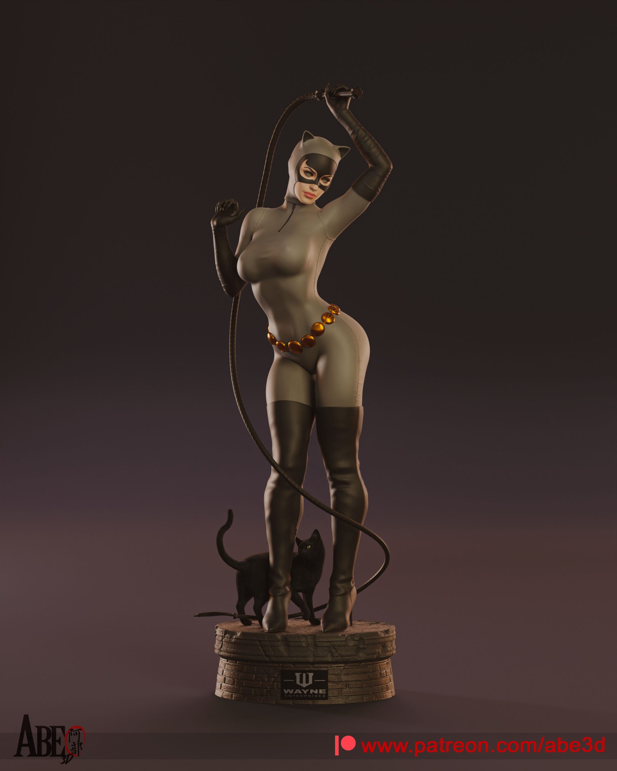 Selina, La Gata y el Látigo de la Noche (Traje Gris / Negro): imagen 1