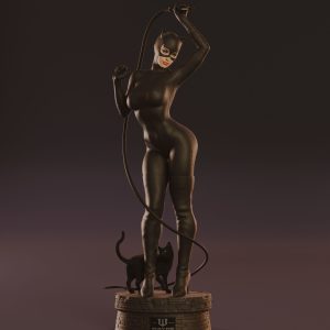 Selina, La Gata y el Látigo de la Noche (Traje Gris / Negro): imagen 2
