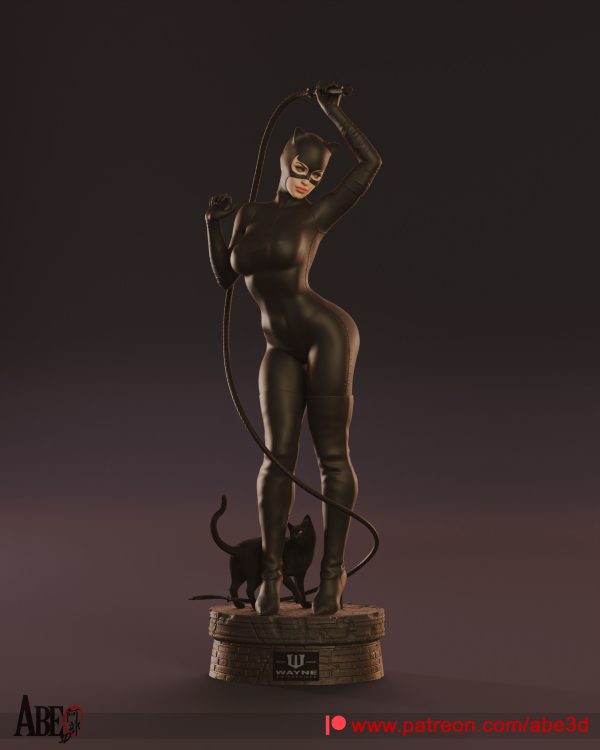 Selina, La Gata y el Látigo de la Noche (Traje Gris / Negro)
