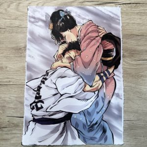 Lámina Artística: Promesa bajo los Fuegos Artificiales - Ilustración Fanart en Papel Artesanal