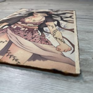 Lámina Artística: El Despertar del Vínculo Protector - Ilustración Fanart en Papel Artesanal: imagen 2