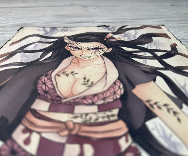 Lámina Artística: El Despertar del Vínculo Protector - Ilustración Fanart en Papel Artesanal