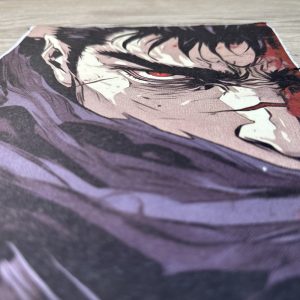 Lámina Artística: El Rostro de la Resistencia Inquebrantable - Ilustración Fanart en Papel Artesanal: imagen 3