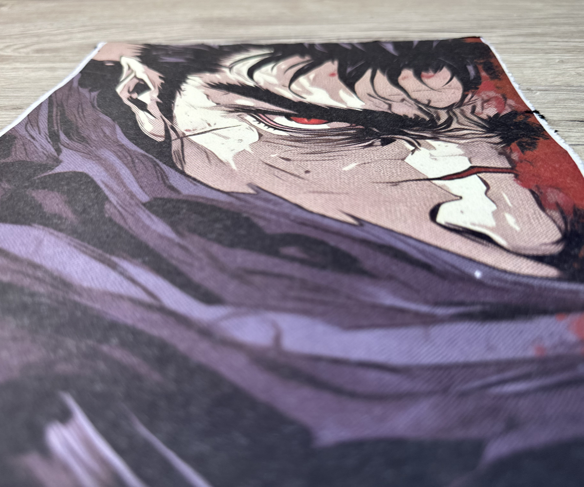 Lámina Artística: El Rostro de la Resistencia Inquebrantable - Ilustración Fanart en Papel Artesanal: imagen 3