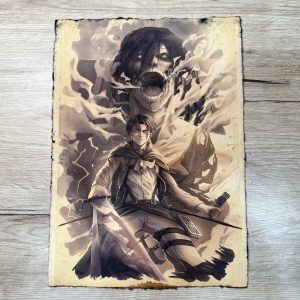 Lámina Artística: El Solitario Más Fuerte y el Rugido de la Libertad - Ilustración Fanart en Papel Artesanal