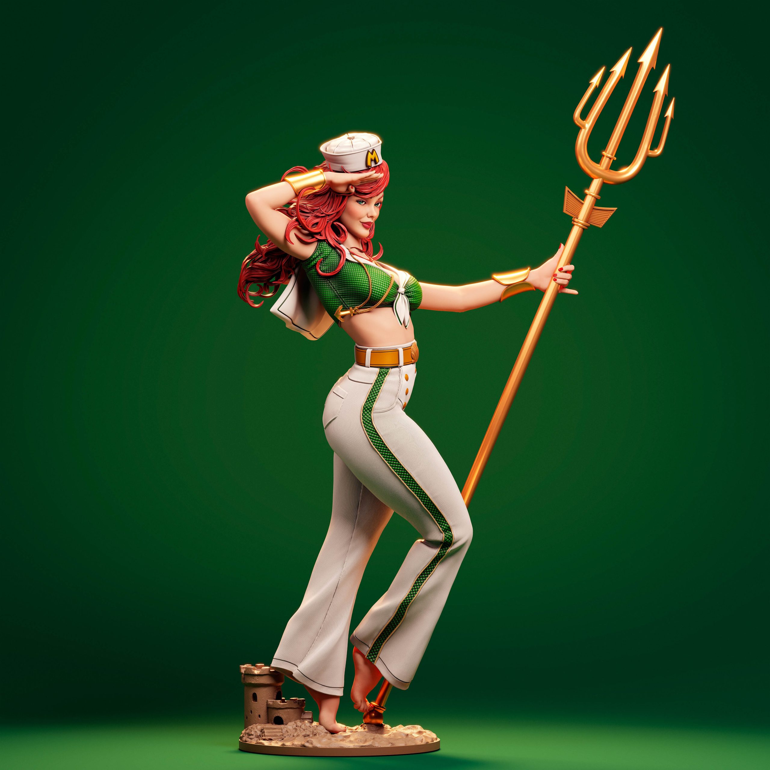 Mera, Soberana de los Mares . Estética Pin-up: imagen 5