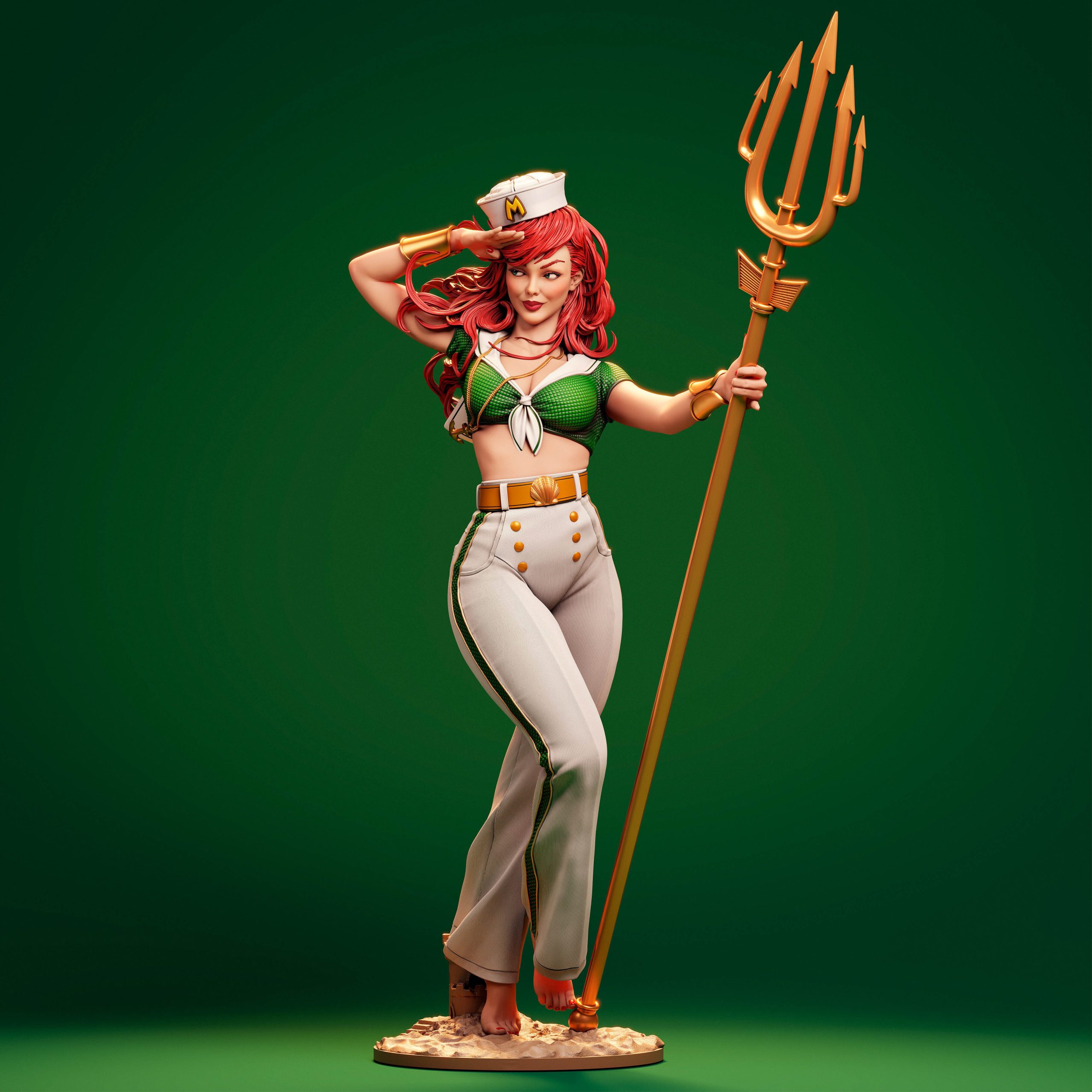 Mera, Soberana de los Mares . Estética Pin-up: imagen 6