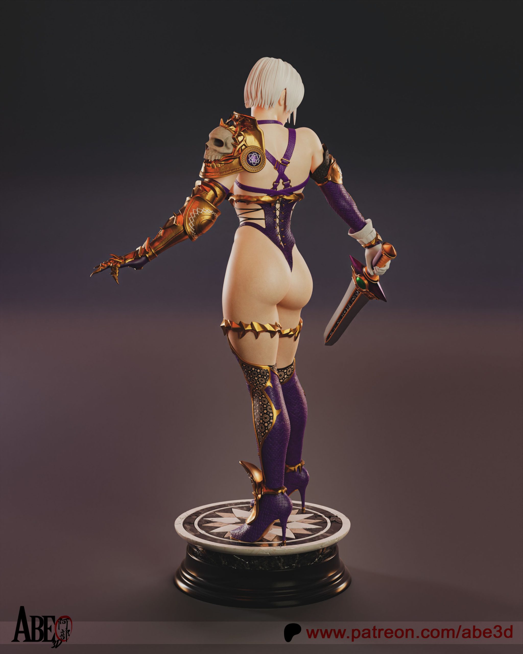 La Alquimista de la Espada Serpiente . Isabella Valentine en Resina: imagen 4