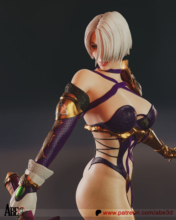 La Alquimista de la Espada Serpiente . Isabella Valentine en Resina