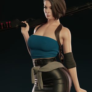 Jill, Supervivencia en Raccoon
