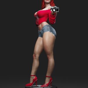 Musa del Fotógrafo Urbano . Estilo Casual y Rojo Vibrante: imagen 10