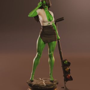 usticia Esmeralda . Fuerza Descomunal y Elegancia de Oficina: imagen 2