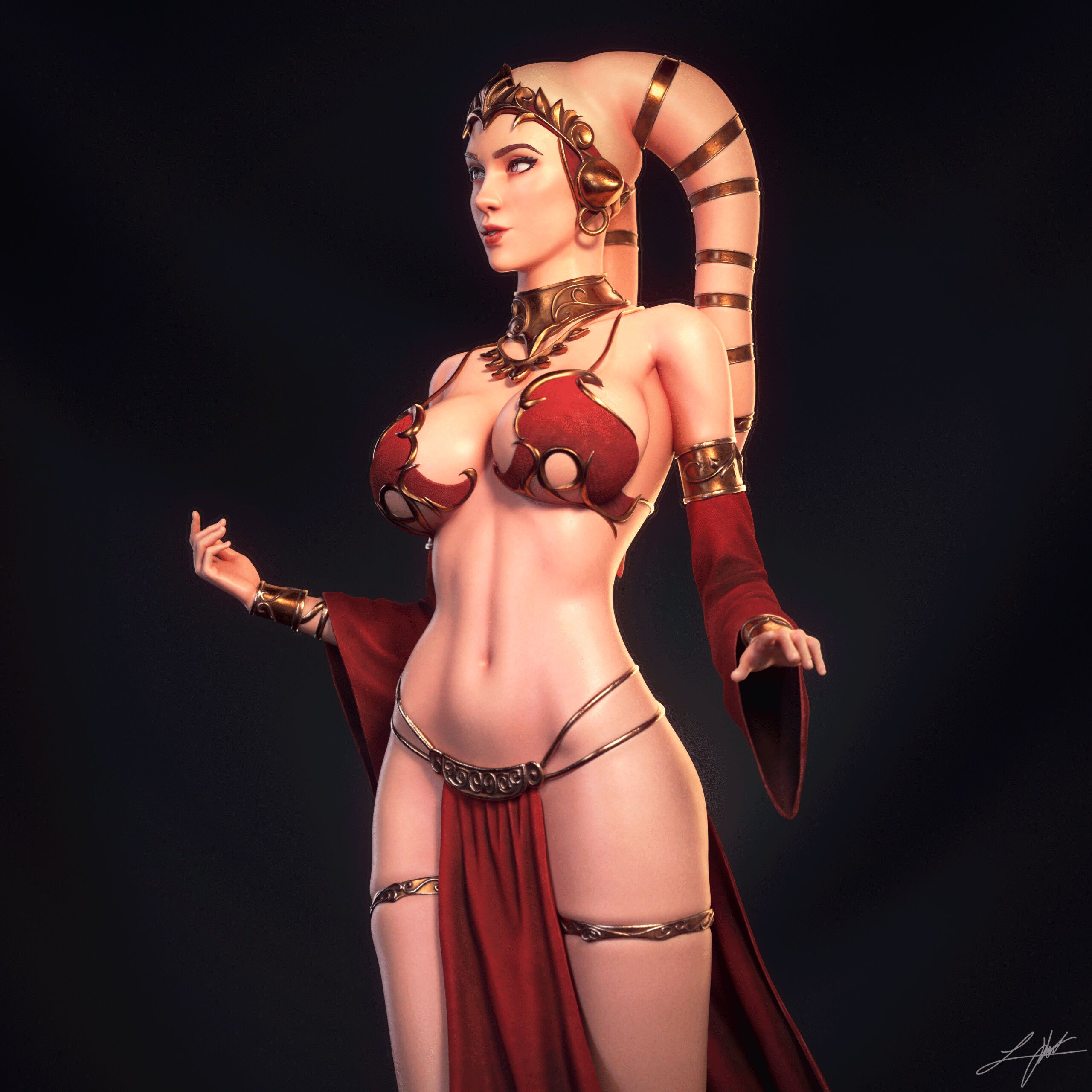 La Anfitriona de la Corte Galáctica - Estética Sci-Fi: imagen 11