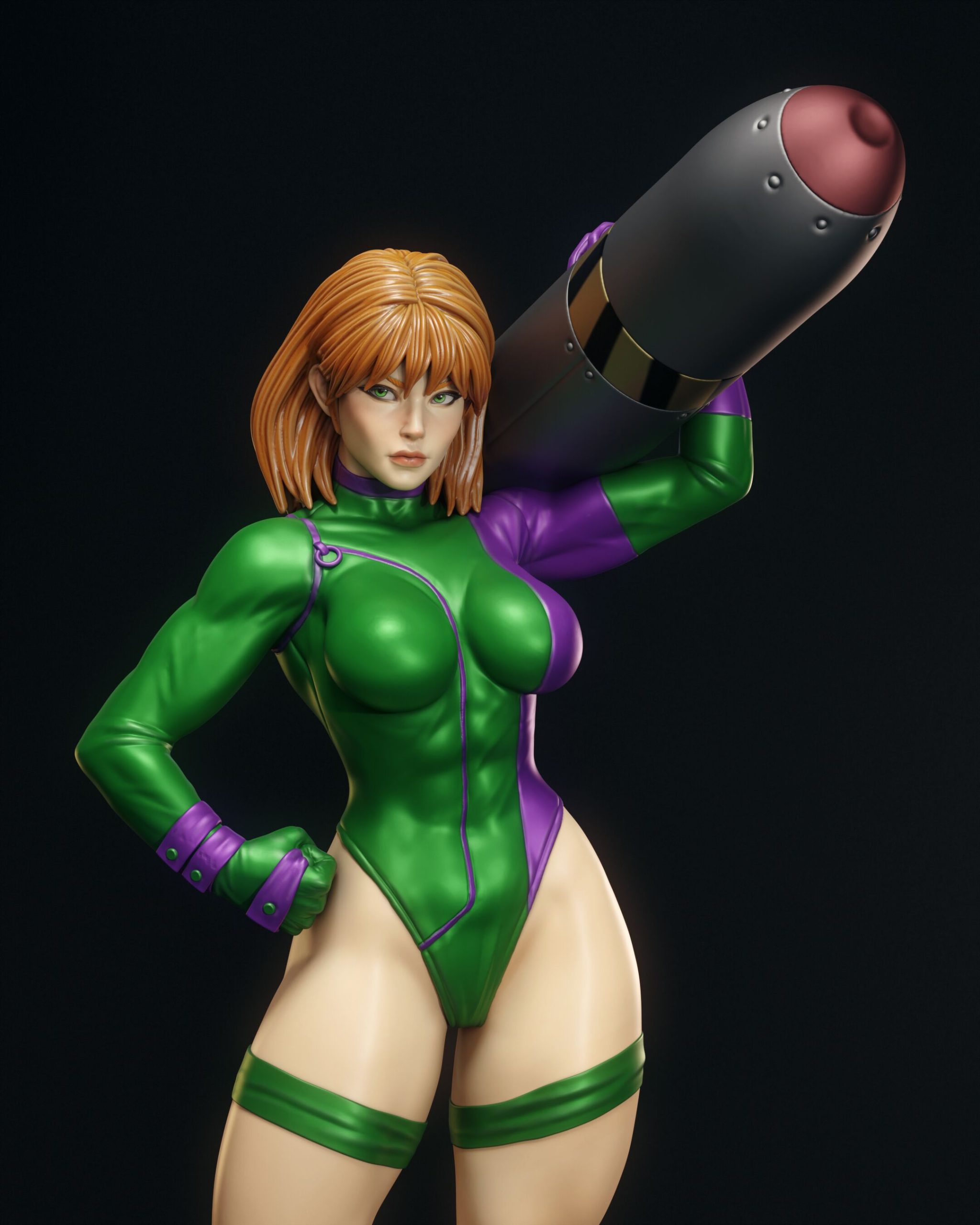 La Líder de Fuerza Genética - Estética Cómic 90s: imagen 1