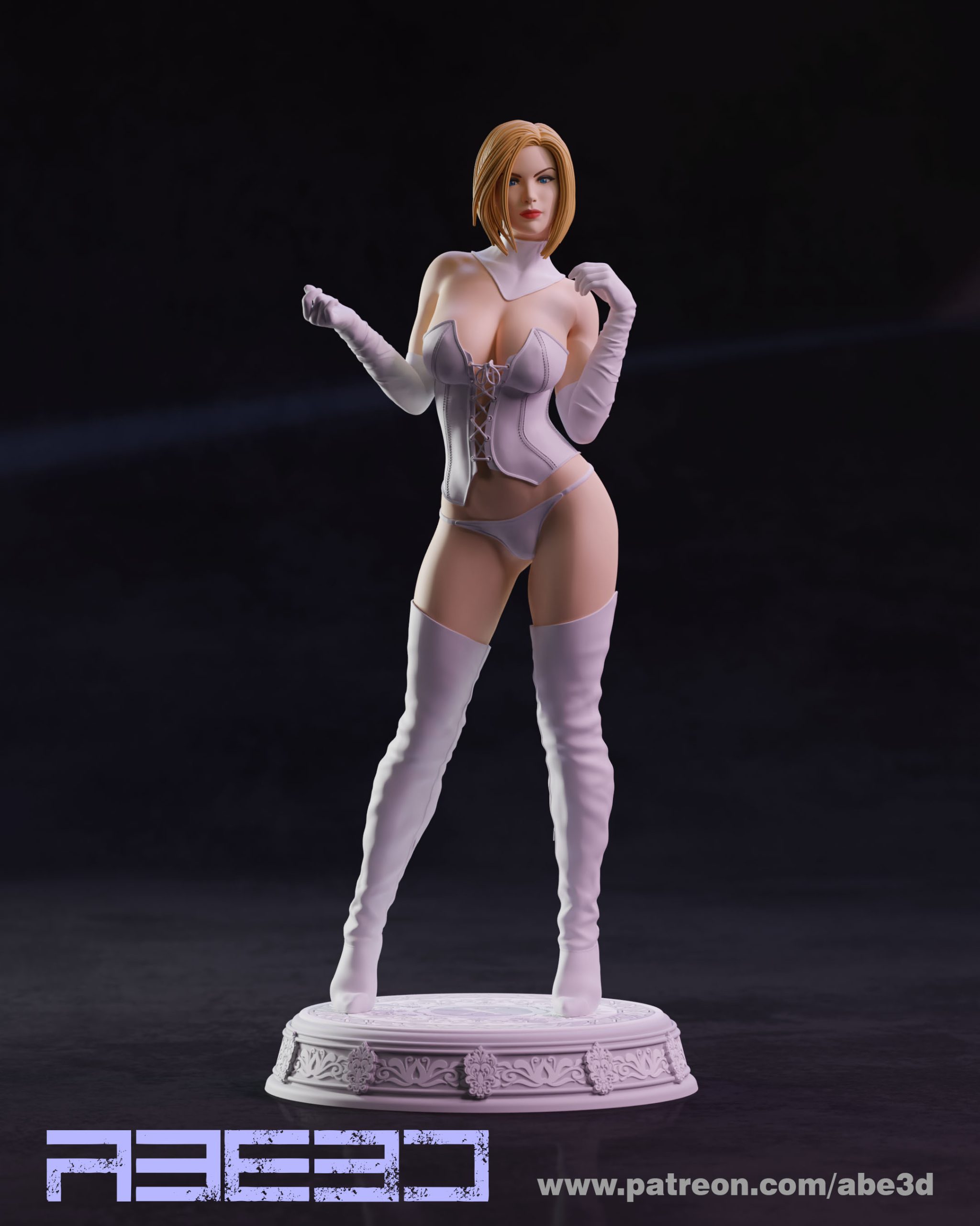 Emma, Soberana Galante . Elegancia en Blanco (sin capa): imagen 2