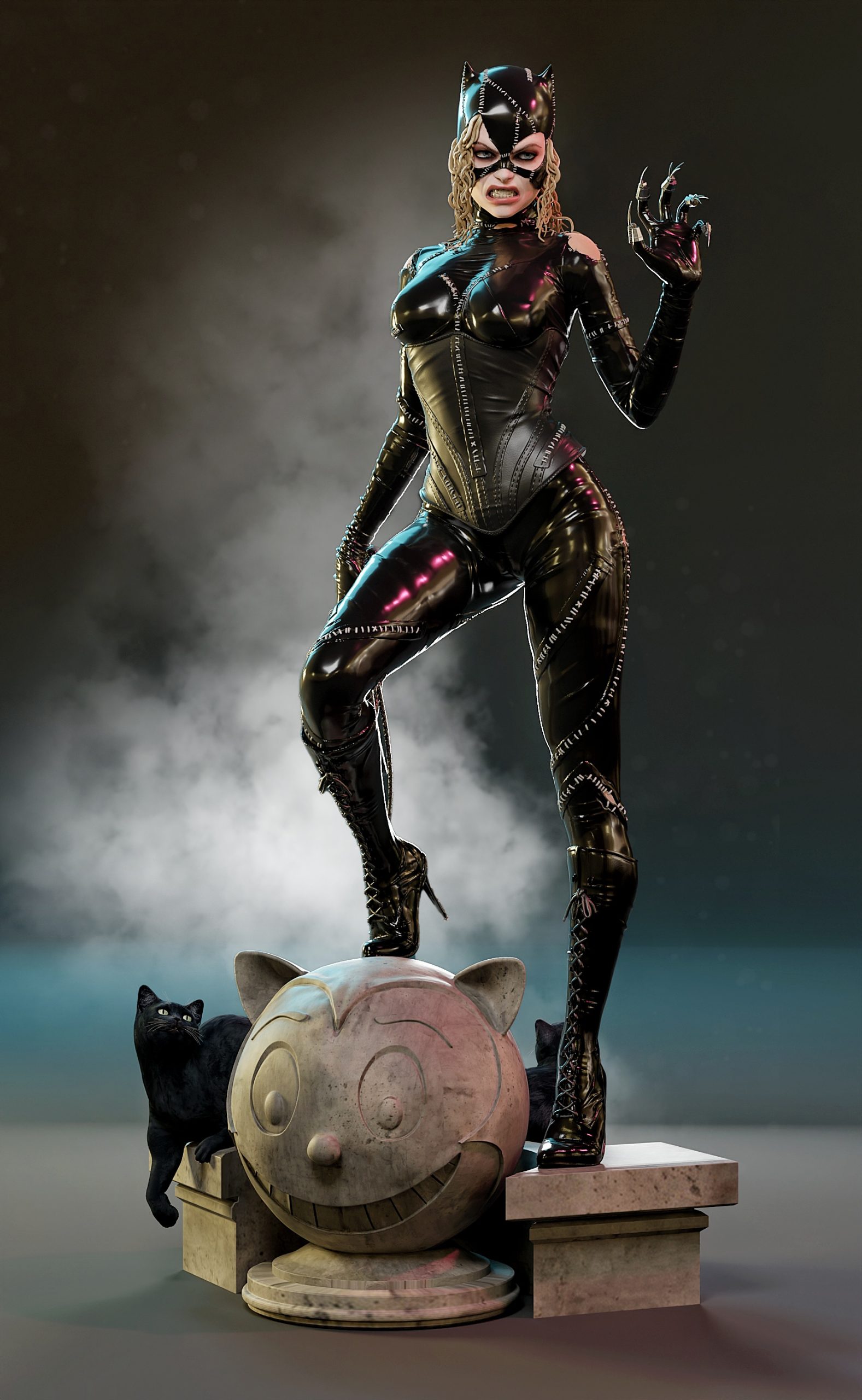 La Siniestra Vigilante Felina . Resurrección, Costuras y Venganza: imagen 4