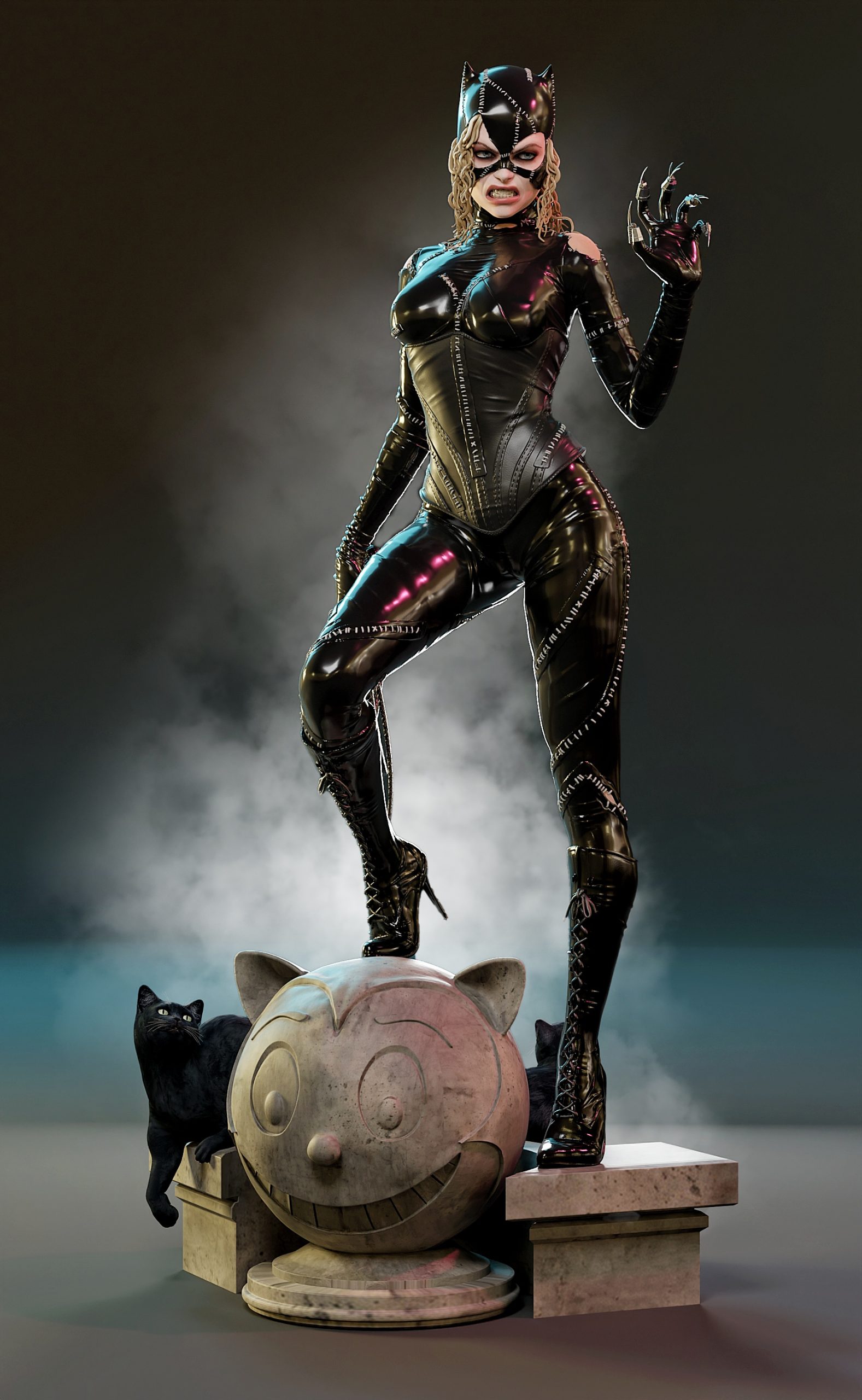 La Siniestra Vigilante Felina . Resurrección, Costuras y Venganza: imagen 3