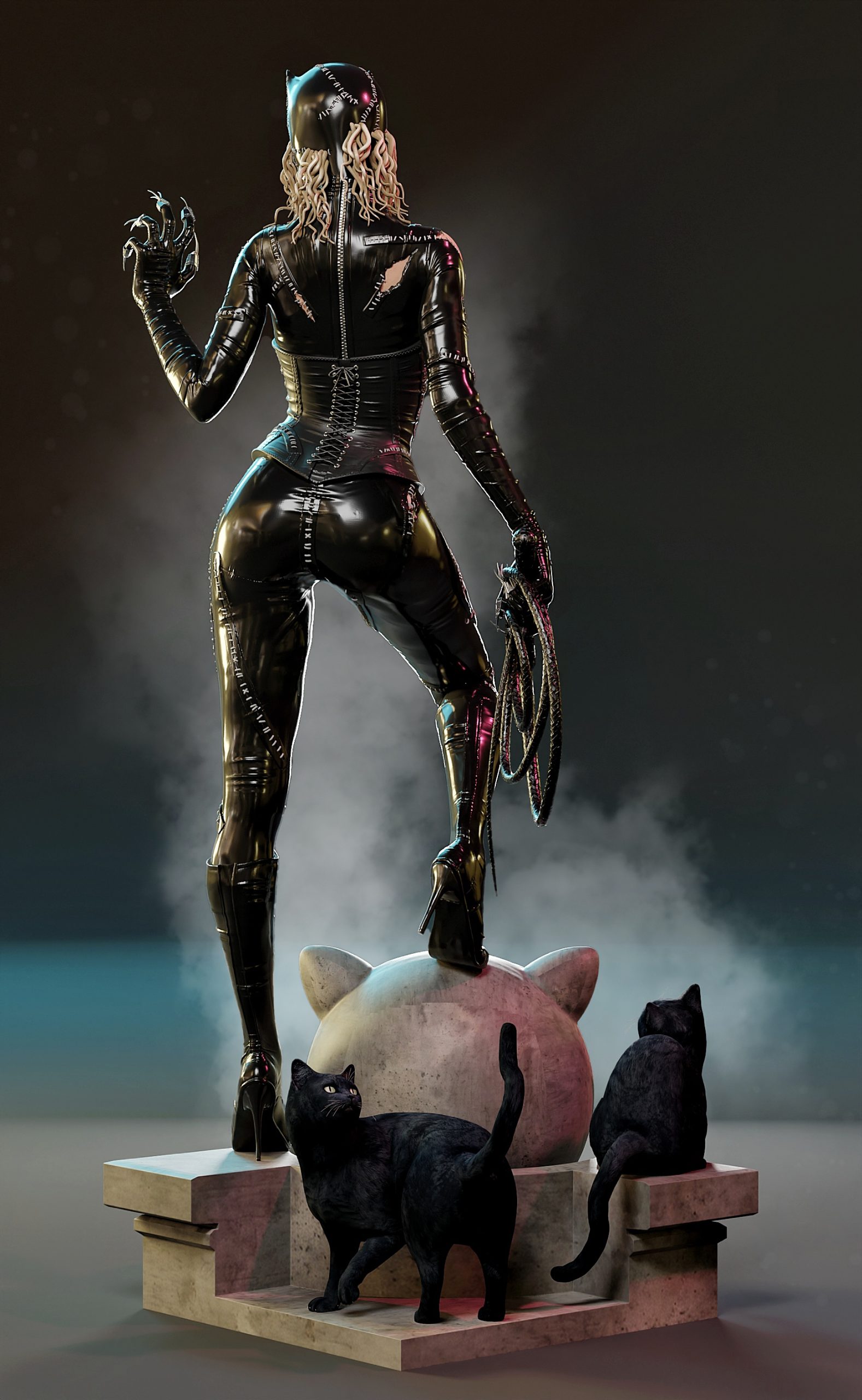La Siniestra Vigilante Felina . Resurrección, Costuras y Venganza: imagen 6