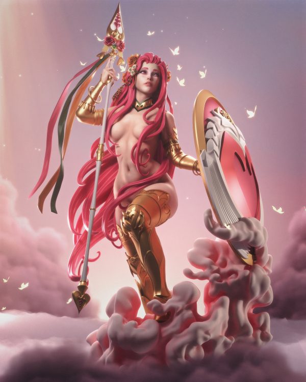 La Diosa de la Belleza y la Pasión . Amor, Olimpo y Guerra