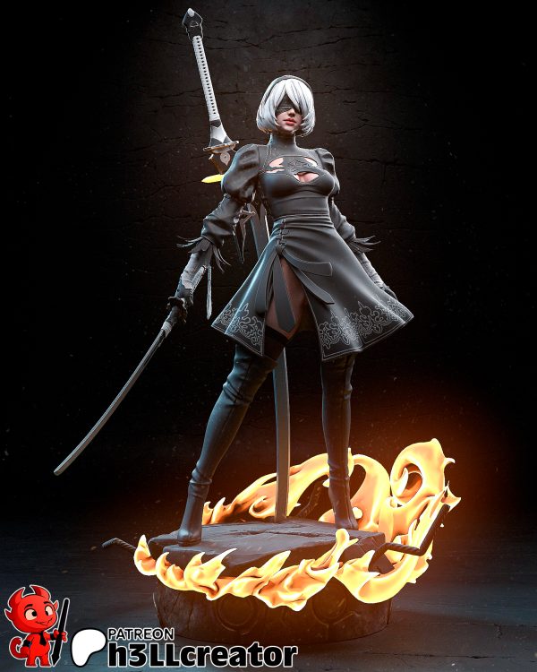 Autómata del Destino Aciago . Elegancia de Porcelana y Fuego