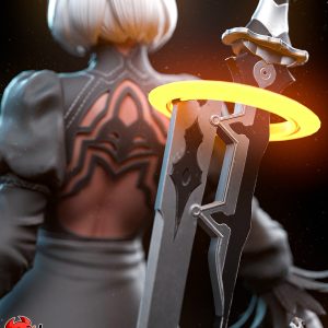 Autómata del Destino Aciago . Elegancia de Porcelana y Fuego: imagen 6
