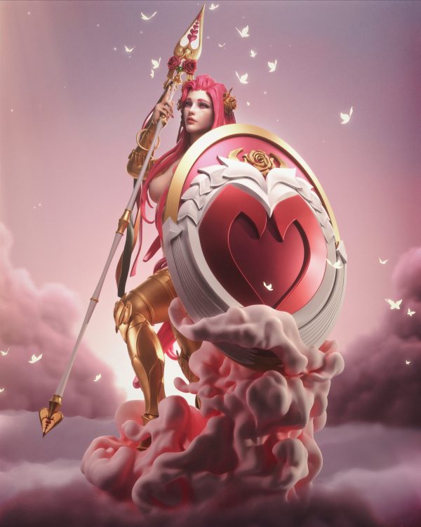 La Diosa de la Belleza y la Pasión . Amor, Olimpo y Guerra