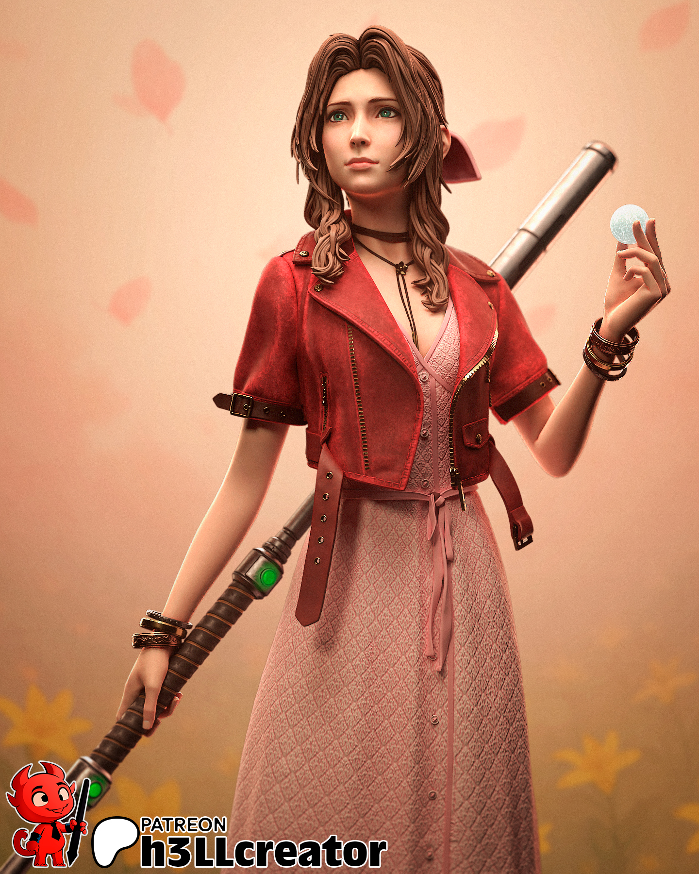 La Guardiana del Linaje Ancestral . Pureza, Flores y Magia: imagen 1