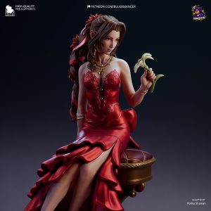 La Dama de la Flor Escarlata . Elegancia y Esperanza: imagen 6