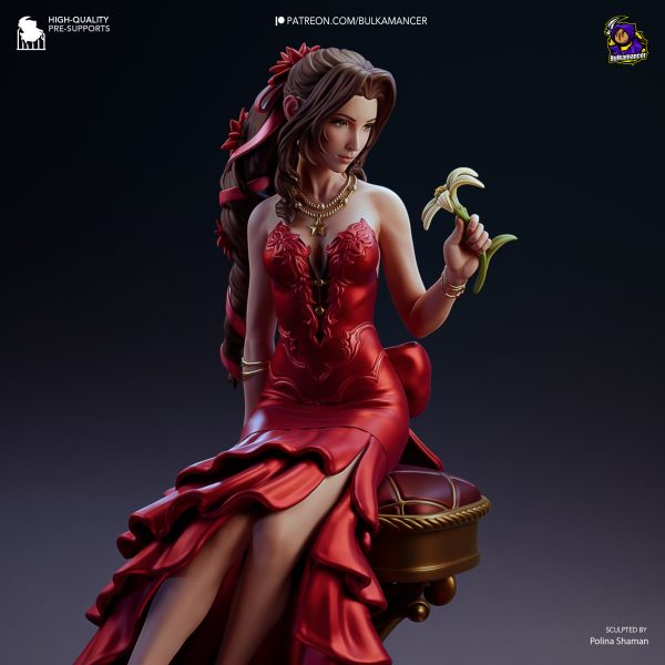 La Dama de la Flor Escarlata . Elegancia y Esperanza