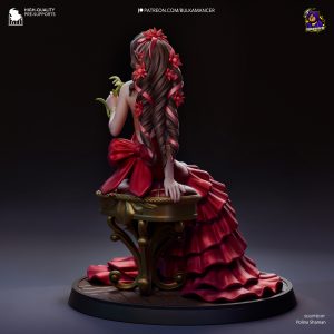 La Dama de la Flor Escarlata . Elegancia y Esperanza: imagen 4
