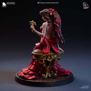 La Dama de la Flor Escarlata . Elegancia y Esperanza: imagen 5