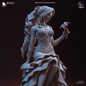 La Dama de la Flor Escarlata . Elegancia y Esperanza: imagen 7