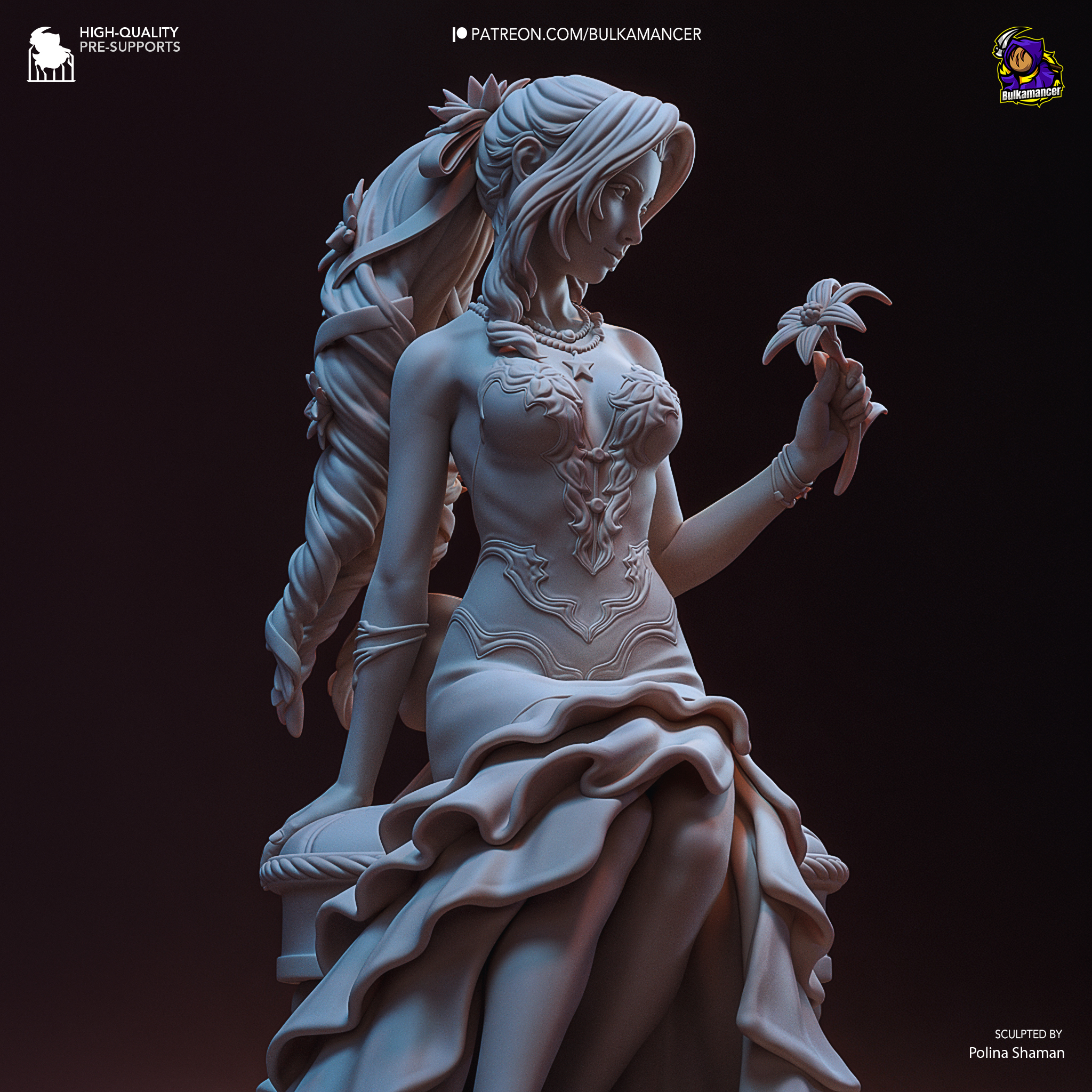 La Dama de la Flor Escarlata . Elegancia y Esperanza: imagen 7