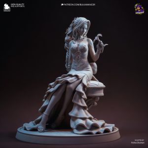 La Dama de la Flor Escarlata . Elegancia y Esperanza: imagen 8
