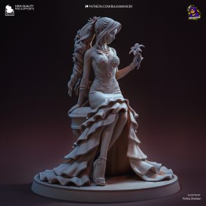La Dama de la Flor Escarlata . Elegancia y Esperanza: imagen 9